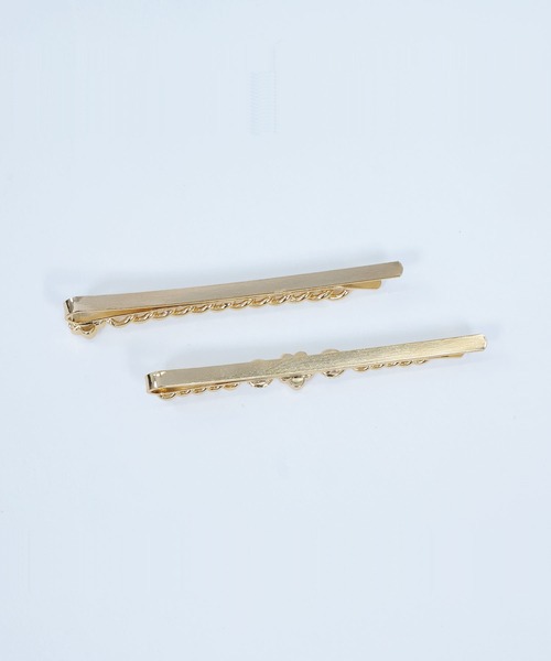 MARY QUANT（マリークワント）の「メタルチェーン ヘアピンセット（ヘアピン・レディース・ゴールド/シルバー・FREE）」の7枚目の写真