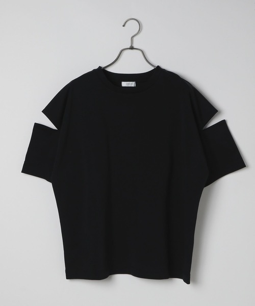 LOWRYS FARM（ローリーズファーム）の「カットアウトＴＳＳ 108512（Tシャツ/カットソー・レディース・ホワイト/ブラック・FREE）」の17枚目の写真