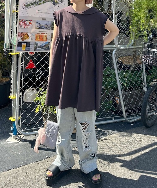 ワンピース 訳ありセット 春名亜美さんコラボ〉セットアップライクワンピース / #Newans