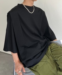 CREARE -LINO- | 肩タックTシャツ/立体トップス/折り込みショルダー(Tシャツ/カットソー)