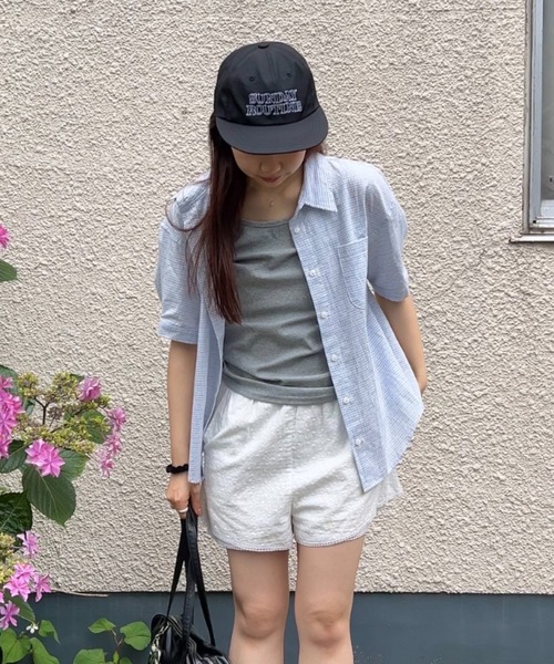 GIUNON（ジウノン）の「embroidery flat cap/ エンブロイダリーフラットキャップ（キャップ・レディース・ブラック/ブルー・FREE）」の20枚目の写真