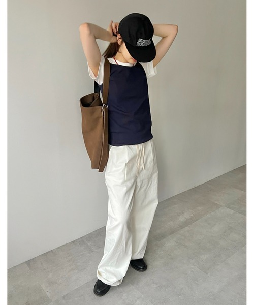 GIUNON（ジウノン）の「embroidery flat cap/ エンブロイダリーフラットキャップ（キャップ・レディース・ブラック/ブルー・FREE）」の14枚目の写真