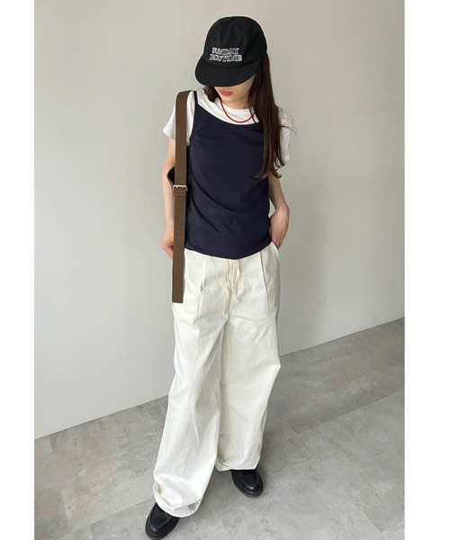 GIUNON（ジウノン）の「embroidery flat cap/ エンブロイダリーフラットキャップ（キャップ・レディース・ブラック/ブルー・FREE）」の16枚目の写真