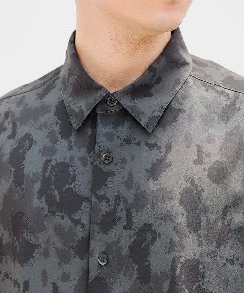 RAGEBLUE(レイジブルー)の「ラグイージー/総柄ドレープシャツ(シャツ/ブラウス・メンズ・ブラック/ベージュ/ブラウン・MEDIUM/LARGE)」の20枚目の写真