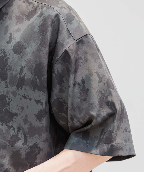 RAGEBLUE(レイジブルー)の「ラグイージー/総柄ドレープシャツ(シャツ/ブラウス・メンズ・ブラック/ベージュ/ブラウン・MEDIUM/LARGE)」の19枚目の写真