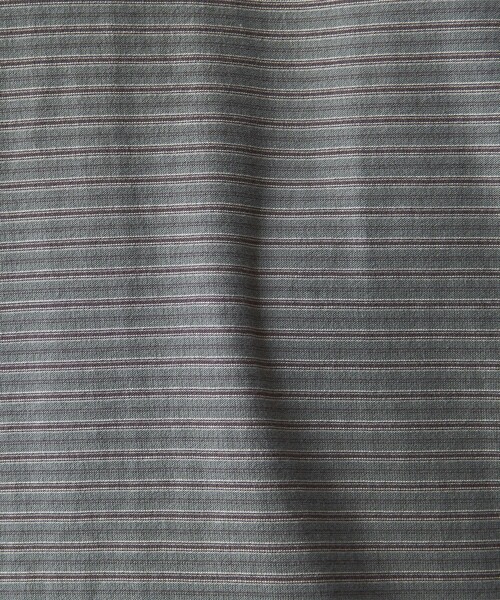 Steven Alan(スティーブンアラン)の「<Steven Alan> オーガニックコットン ボーダー ロングスリーブ Tシャツ -LOOSE(Tシャツ/カットソー・メンズ・ダークグレー/グレー/ホワイト・S/M/L/XL)」の16枚目の写真