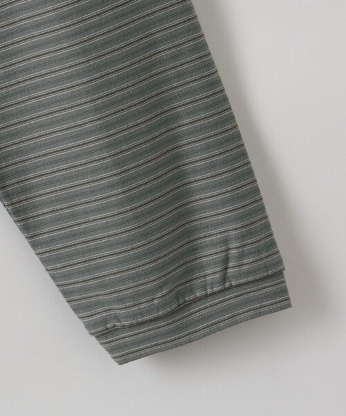 Steven Alan(スティーブンアラン)の「<Steven Alan> オーガニックコットン ボーダー ロングスリーブ Tシャツ -LOOSE(Tシャツ/カットソー・メンズ・ダークグレー/グレー/ホワイト・S/M/L/XL)」の21枚目の写真