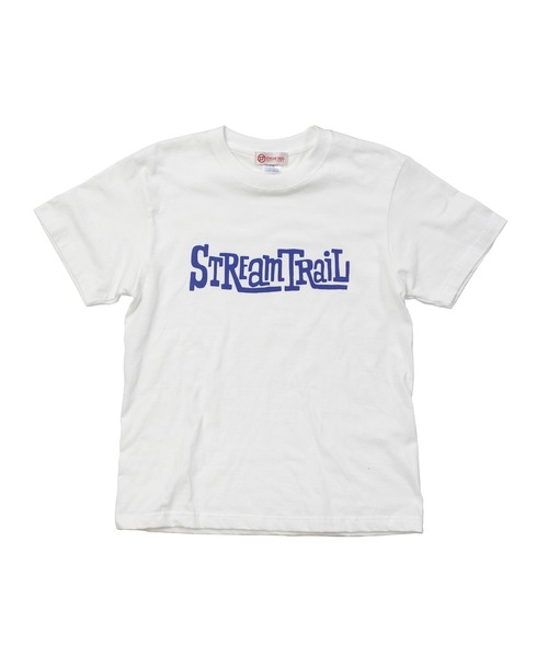 STREAM TRAIL(ストリームトレイル)の「Tシャツ PREMIUM LOGO(Tシャツ/カットソー・メンズ・ホワイト×ブルー/ブラック×ホワイト・M/L/S/XL)」の2枚目の写真