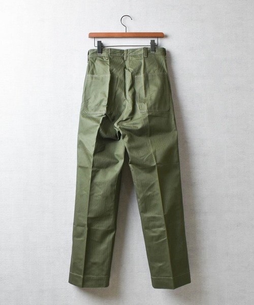 HOUSTON(ヒューストン)の「【T2】【HOUSTON】USMC HBT TROUSERS(スラックス・メンズ・オリーブ/ベージュ・30inch)」の13枚目の写真