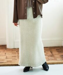 le.coeur blanc | ラメフェザーIラインスカート(スカート)