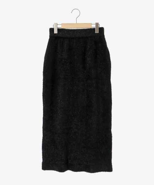 le.coeur blanc（ルクールブラン）の「ラメフェザーIラインスカート（スカート・レディース・ベージュ/ブラック・38）」の14枚目の写真