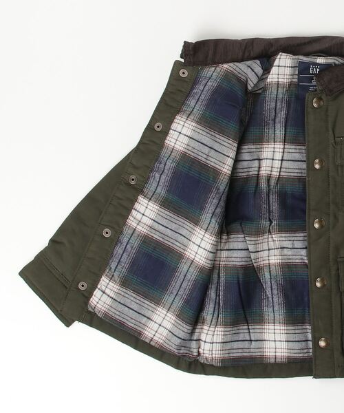 GAP(ギャップ)の「ワックス ユーティリティジャケット (幼児)(その他アウター・キッズ・カーキ・105cm/90cm/95cm/80cm/100cm/110cm/70cm)」の3枚目の写真