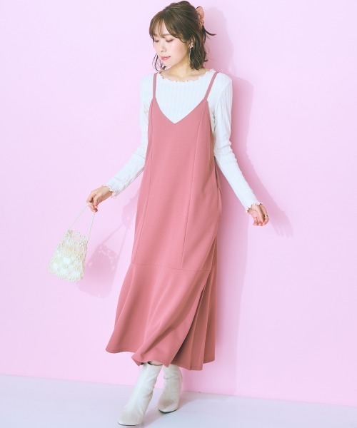 marun（マルン）の「＜大きいサイズ＞ハート刺しゅうトップス  marun（Tシャツ/カットソー・レディース・アイボリー/ブラック・LL/5L/L/4L/3L）」の6枚目の写真