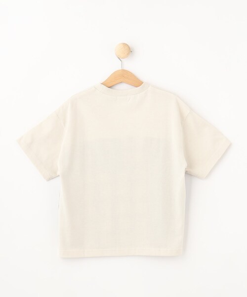 SHOO・LA・RUE（シューラルー）の「◆【110-140cm】チェック切替 配色Tシャツ（Tシャツ/カットソー・キッズ・アイボリー系4/ブラック系4・11/12/13/14）」の5枚目の写真