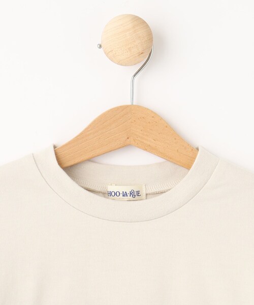 SHOO・LA・RUE（シューラルー）の「◆【110-140cm】チェック切替 配色Tシャツ（Tシャツ/カットソー・キッズ・アイボリー系4/ブラック系4・11/12/13/14）」の6枚目の写真