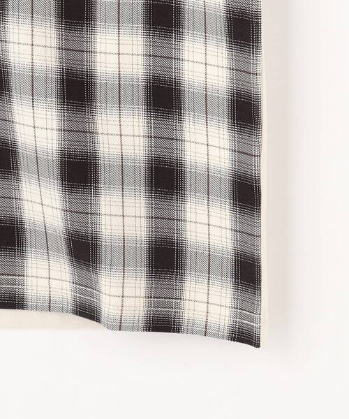 SHOO・LA・RUE（シューラルー）の「◆【110-140cm】チェック切替 配色Tシャツ（Tシャツ/カットソー・キッズ・アイボリー系4/ブラック系4・11/12/13/14）」の8枚目の写真