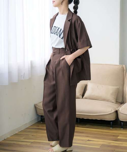 RETRO GIRL（レトロガール）の「ドロストテーラードJK（その他アウター・レディース・ライトグレー/ブラック/ブラウン・FREE）」の21枚目の写真