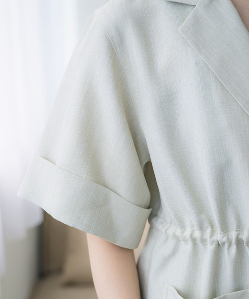 RETRO GIRL（レトロガール）の「ドロストテーラードJK（その他アウター・レディース・ライトグレー/ブラック/ブラウン・FREE）」の8枚目の写真