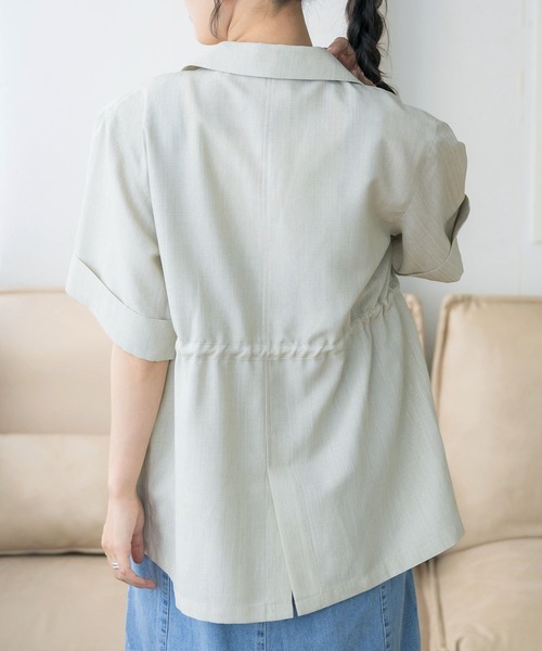 RETRO GIRL（レトロガール）の「ドロストテーラードJK（その他アウター・レディース・ライトグレー/ブラック/ブラウン・FREE）」の14枚目の写真