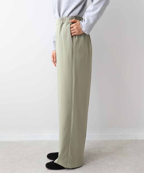 leswel（レスウェル）の「【L～5L 大きいサイズ】センターシームすっきりワイドパンツ秋（その他パンツ・レディース・カーキ/ブラウン/ネイビー・4L/5L/LL/3L/L）」の14枚目の写真