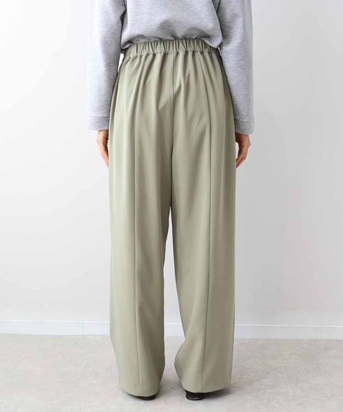 leswel（レスウェル）の「【L～5L 大きいサイズ】センターシームすっきりワイドパンツ秋（その他パンツ・レディース・カーキ/ブラウン/ネイビー・4L/5L/LL/3L/L）」の15枚目の写真