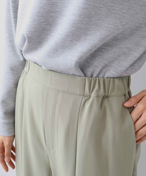 leswel（レスウェル）の「【L～5L 大きいサイズ】センターシームすっきりワイドパンツ秋（その他パンツ・レディース・カーキ/ブラウン/ネイビー・4L/5L/LL/3L/L）」の16枚目の写真
