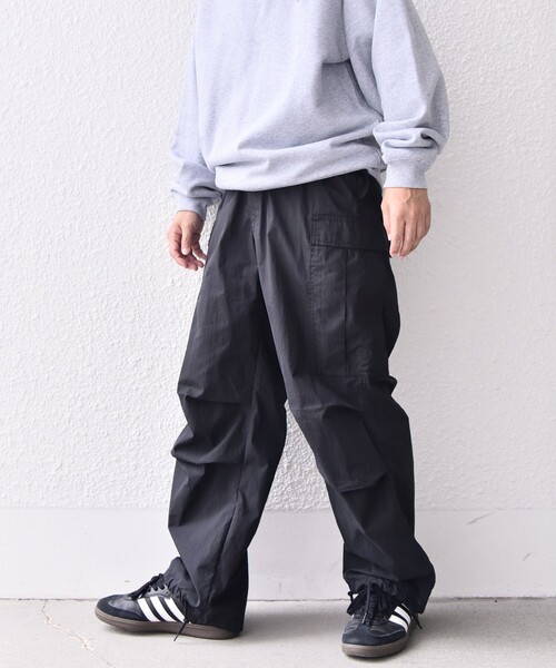 GOLDEN MILLS INC.（ゴールデンミルズ）の「【SHIPS any別注】GOLDEN MILLS: M51 オーバー パンツ◇（カーゴパンツ・メンズ・ブラック/オリーブ・MEDIUM/LARGE）」の20枚目の写真