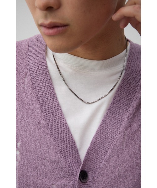 AZUL by moussy（アズールバイマウジー）の「ベネチアンチェーンネックレス（ネックレス・メンズ・ブラック/シルバー/ゴールド・FREE）」の2枚目の写真