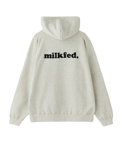 MILKFED.（ミルクフェド）の「OUI SWEAT HOODIE（パーカー・レディース・レッド/ネイビー/オートミール・L/M）」の14枚目の写真