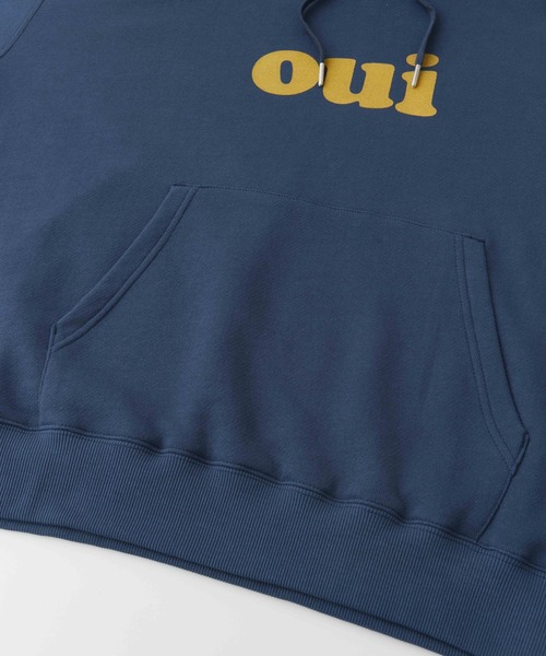MILKFED.（ミルクフェド）の「OUI SWEAT HOODIE（パーカー・レディース・レッド/ネイビー/オートミール・L/M）」の6枚目の写真