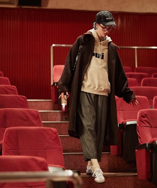 MILKFED.（ミルクフェド）の「OUI SWEAT HOODIE（パーカー・レディース・レッド/ネイビー/オートミール・L/M）」の16枚目の写真