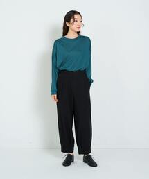 conges payes ADIEU TRISTESSE | リネンキャンブリック裾タックパンツ(その他パンツ)