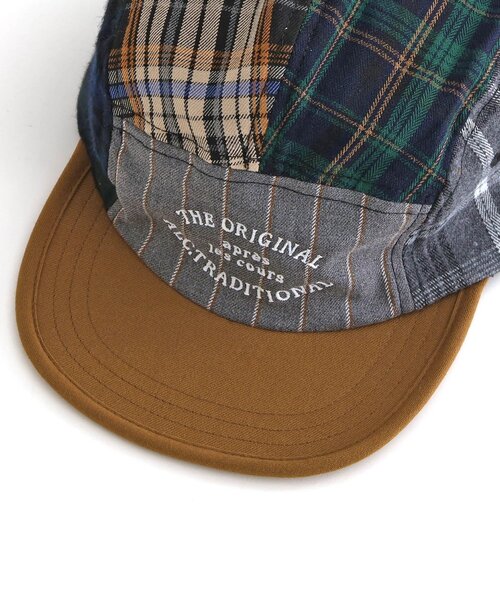 apres les cours（アプレレクール）の「ベーシックロゴジェットキャップ（キャップ・キッズ・ベージュ/チェック・50/54）」の15枚目の写真