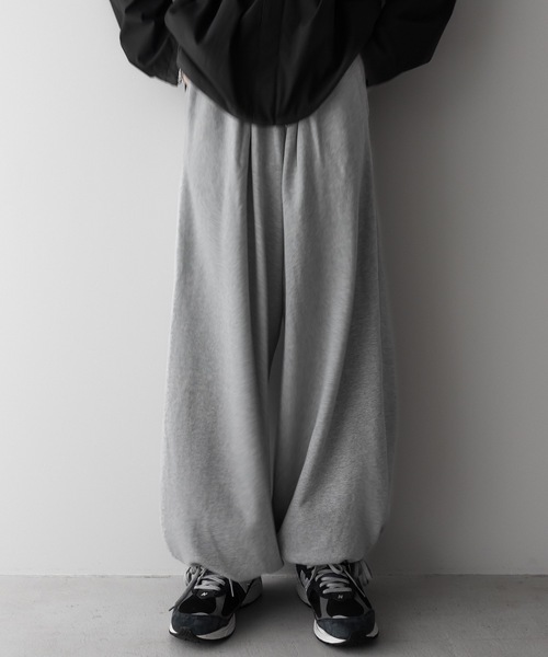 loose heavy sweat wide PT / ルーズヘビースウェットワイドパンツ 