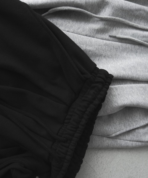 remer（リメール）の「loose heavy sweat wide PT / ルーズヘビースウェットワイドパンツ（スウェットパンツ・メンズ・ブラック/グレー・SMALL/X-SMALL/LARGE/MEDIUM）」の11枚目の写真