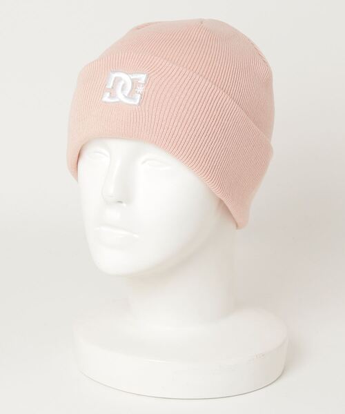 DC（ディーシー）の「DC SHOES 24 DOUBLE WATCH STAR / ディーシーシューズ ダブルウォッチスター（ニットキャップ/ビーニー・メンズ・ベージュ/ピンク/ブラック・FREE）」の3枚目の写真