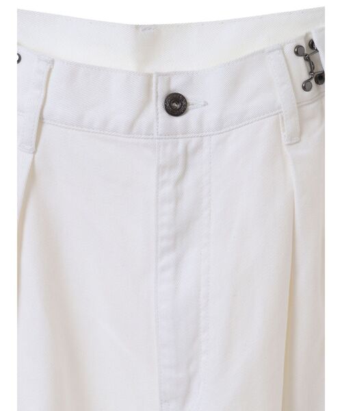 CRAFT STANDARD BOUTIQUE（クラフトスタンダードブティック）の「ホワイトデニムハイウエストワイドパンツ（デニムパンツ・レディース・ホワイト・L/M/S）」の21枚目の写真