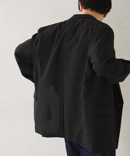 JOURNAL STANDARD relume(ジャーナルスタンダード レリューム)の「バスケットダブルブレスト ウォッシャブルジャケット(テーラードジャケット・メンズ・ネイビー/ブラウン系その他/ブラック・LARGE/MEDIUM)」の15枚目の写真