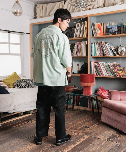 niko and...(ニコアンド)の「1タックイージーチノパンツ(チノパンツ・メンズ・ブラック/カーキ/ベージュ・LARGE/MEDIUM)」の11枚目の写真