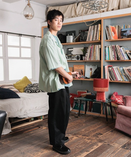 niko and...(ニコアンド)の「1タックイージーチノパンツ(チノパンツ・メンズ・ブラック/カーキ/ベージュ・LARGE/MEDIUM)」の10枚目の写真