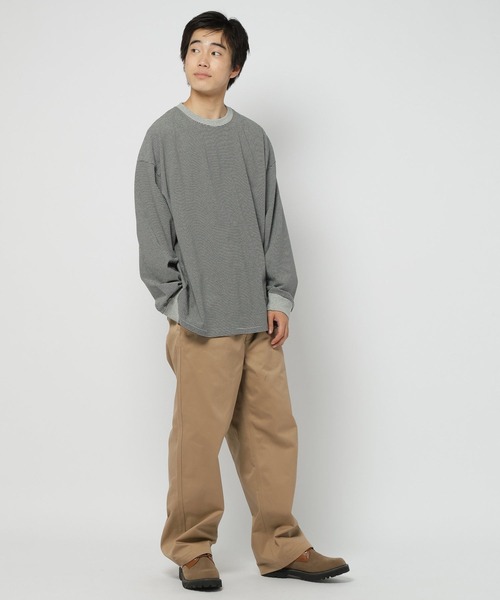 niko and...(ニコアンド)の「1タックイージーチノパンツ(チノパンツ・メンズ・ブラック/カーキ/ベージュ・LARGE/MEDIUM)」の16枚目の写真