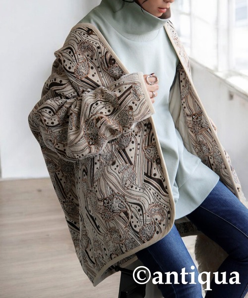 antiqua(アンティカ)の「ボトルネックトップス(Tシャツ/カットソー・レディース・ブラック/グレー/ホワイト・ONESIZE)」の16枚目の写真