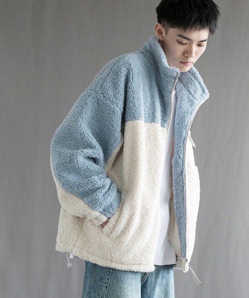 aimoha（アイモハ）の「【aimoha neo】 Cozy Sherpa Fleece Jacket（その他アウター・メンズ・ブラック/ブルー・MEDIUM/LARGE/X-LARGE/XX-LARGE/XXX-LARGE）」の22枚目の写真