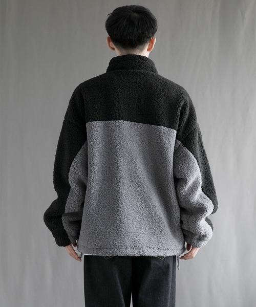 aimoha（アイモハ）の「【aimoha neo】 Cozy Sherpa Fleece Jacket（その他アウター・メンズ・ブラック/ブルー・MEDIUM/LARGE/X-LARGE/XX-LARGE/XXX-LARGE）」の17枚目の写真