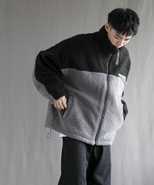 aimoha（アイモハ）の「【aimoha neo】 Cozy Sherpa Fleece Jacket（その他アウター・メンズ・ブラック/ブルー・MEDIUM/LARGE/X-LARGE/XX-LARGE/XXX-LARGE）」の19枚目の写真