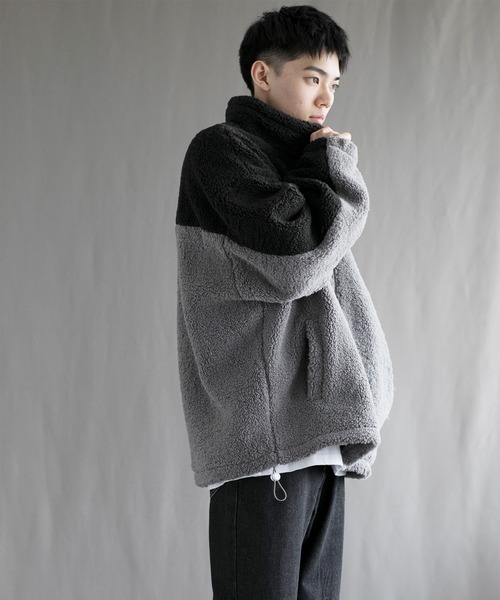 aimoha（アイモハ）の「【aimoha neo】 Cozy Sherpa Fleece Jacket（その他アウター・メンズ・ブラック/ブルー・MEDIUM/LARGE/X-LARGE/XX-LARGE/XXX-LARGE）」の21枚目の写真