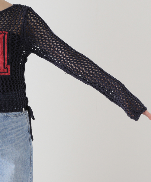 Guess(ゲス)の「GUESS/ゲス GO CROCHET LS CREW W4YG63D5960(ニット/セーター・レディース・ブラック・SMALL)」の10枚目の写真