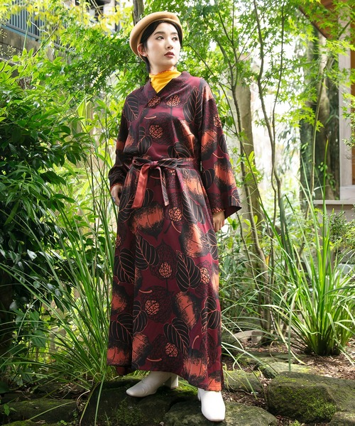 カヤ(カヤ)の「【カヤ】暗がりワンピース(ワンピース・レディース・ピンク系その他/ブラック×レッド/ホワイト系その他/パープル/グレー・FREE)」の4枚目の写真