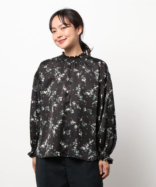 0308A RoseTiara 長袖ブラウス - 長袖 