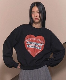 Fancy club ワンショルダーバックルスウェット 裏起毛ワンショルダークロップドスウェット(3color